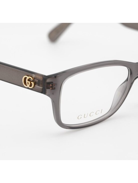 Gucci GG0716O 003 Eyeglasses Grey 53mm Rectangle Frame main image 8